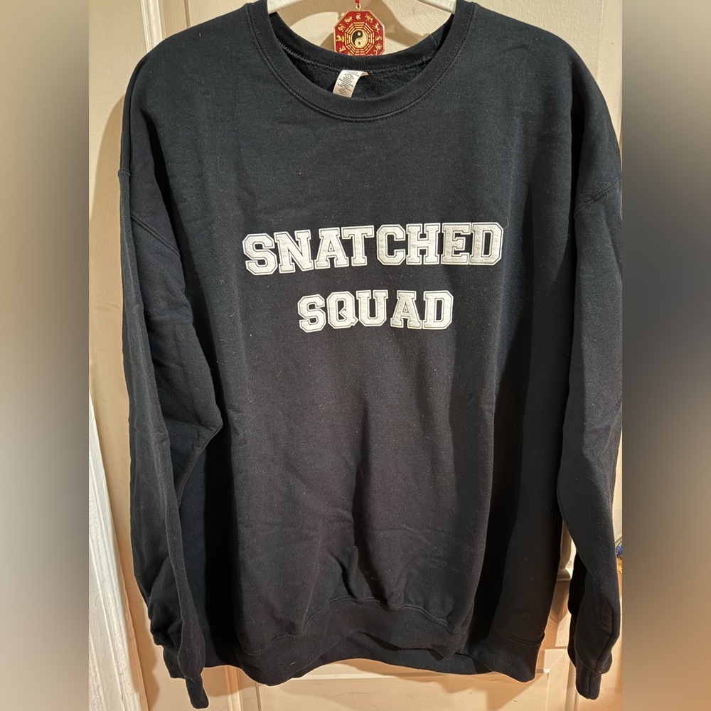 Source Unknown Black Graphic Women's Sweater